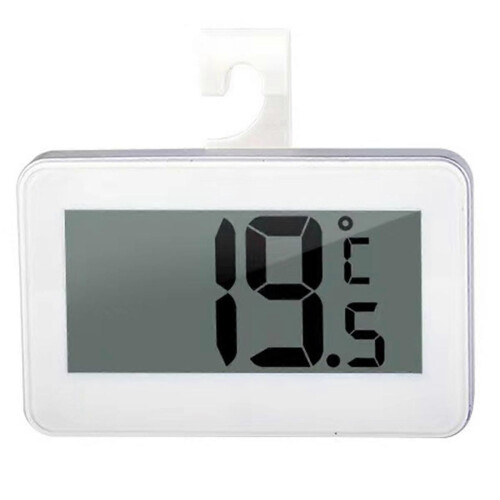2 Pcs Fridge Thermometer, LCD Display Fridge Temperature Refrigerator Freezer Thermometer 2