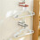 Multifunctional Clothes Hanger Storage Rack Punch-Free Wall-Mounted Double-Layer Foldable Clothes Rack Storage Rack B 4