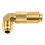 Propane Elbow Adapter compatible , Brass 5/8inch Conversion Fitting Low Pressure compatible Tabletop Camping Gridd 1