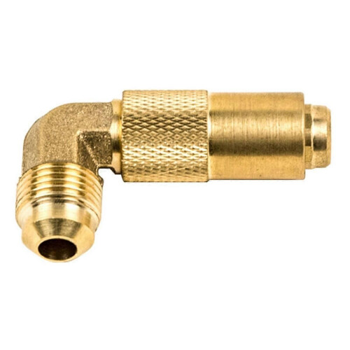 Propane Elbow Adapter compatible , Brass 5/8inch Conversion Fitting Low Pressure compatible Tabletop Camping Gridd