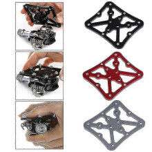 SPD Clipless Bicycle Pedal Adapter Platform - Metal Cycling Pedal Converter