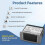 XR06CX-4N1F1 Temperature Controllers, Programmable Digital Thermostat with Sensor Probe 3