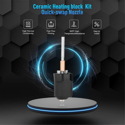 Για κιτ Hotend 3-V3, κιτ κεραμικής θερμαντικής κεφαλής υψηλής ροής εκτύπωσης 2