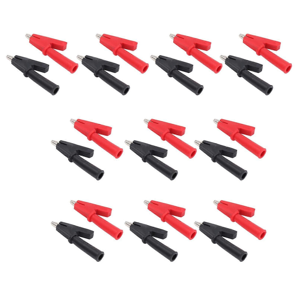 10Set Crocodiles Clip Testing Tool Insulated Safety Crocodiles Clamp For Electronic Instruments 9409192858467