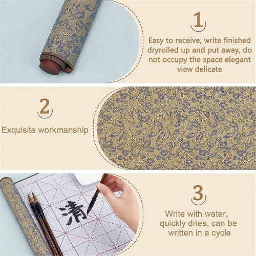 Reusable Water Writing Magic Cloth Inkless Chinese Calligraphy Set 2 2