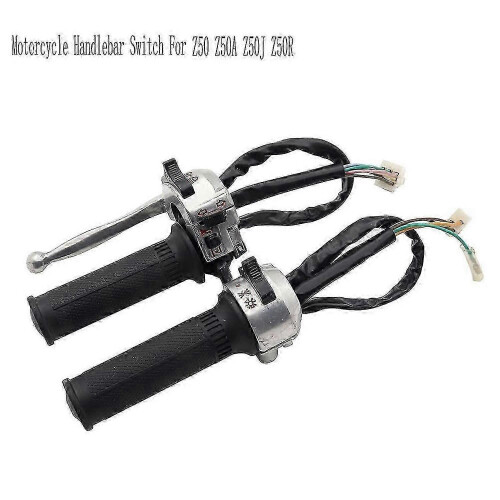 Universal Motorcycle Handlebar Throttle & Clutch Control Set for Mini Trail Bikes 1