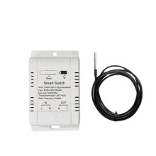 Tuya WLAN-Temperaturschalter 20A Funkthermostat mit 1-m-Sensor, intelligentem Thermostat und Sprachsteuerung