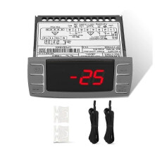 Temperaturregler XR06CX-4N1F1, programmierbarer digitaler Thermostat mit Sensorfühler