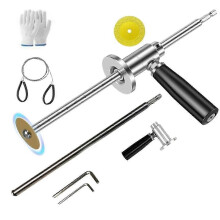 Cortador de tuberías de PVC para interiores, herramienta de profundidad ajustable de 7 pulgadas compatible