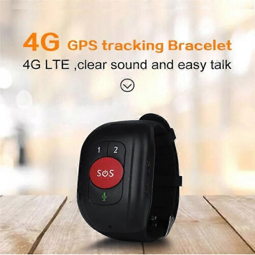 Ηλικιωμένοι 4G SOS ρολόι GPS βραχιόλι βραχιολιού συναγερμού έκ 2