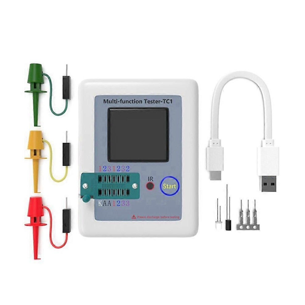 Lcr Tc1 1.8 Inch Tft Lcd Display Multimeter Transistor Tester Diode Triode Capacitor Resistor Test Meter 9409192859266