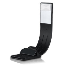 Book Light, LED Clip Reading Lamp USB Rechargeable Tough Switch 4 Levels Adjustable Brightness Flexi