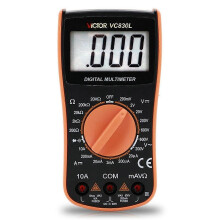Multímetro digital VICTOR VC830L, minimultímetro digital de bolsillo para electricistas domésticos,