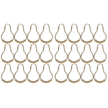 Easy Install Rustproof Shower Curtain Hooks Frictionless Stainless Steel - Easy Glide Shower Rings