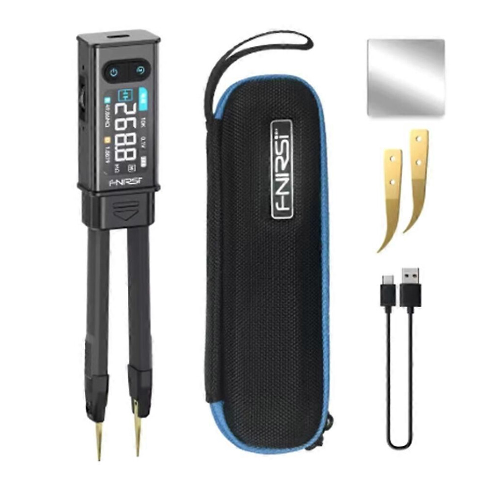 Fnirsi Lcr-St2 Digital Bridge Tweezers Smd Esr Tester Resistance Capacitance Inductance Continuity Diode Testing Tool 9409192860637
