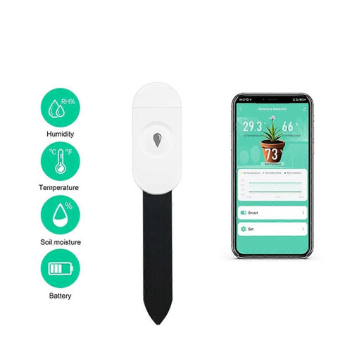 Zigbee Soil Moisture Sensor Garden Temperature Humidity Tester Automation Irrigation Detector for H 2