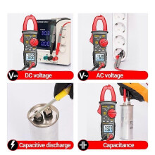 ANENG PN200 Digital Clamp Meter DC/AC 600A Current 4000 Counts Multimeter Ammeter Voltage Tester Car