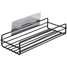 Bathroom Organizer Shelf Self Adhesive Wall Mounted Shower Caddy Rack for Easy SpaceSaving Storage