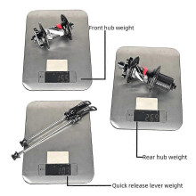 1 Pair MTB Bike Hub Front Rear 8-11 Speed 6 Claws 3 Teeth Disc Brake Hubs with Quick Release Lever