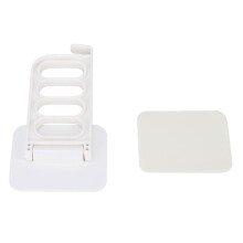 Cintre mural à 4 trous pour sèche-linge, adhésif sans perforation, beige