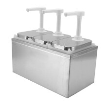 Dispensador de salsa de plástico y acero inoxidable, bomba para condimentos, dispensador de salsa compatible
