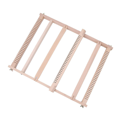 DIY Ξύλινο Χειροποίητο Αργαλειό Ταπισερί Πλεκτομηχανές Παιδικό Παιχνίδι 1