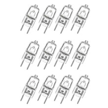 Energiezuinige G8 halogeenlampen, 12 stuks, 120V, kunststof voet, compatibel met diverse apparaten,