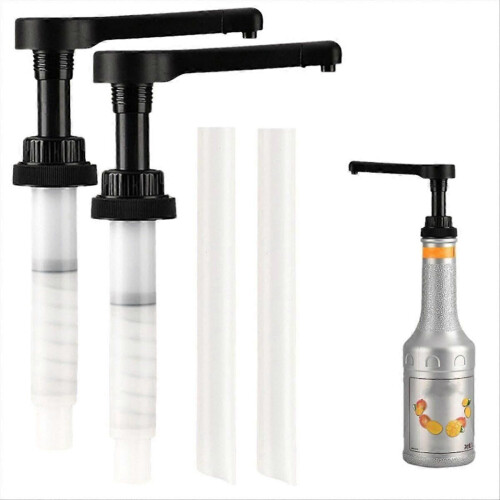 Pompa per sciroppo di caffè, pompa per flacone di sciroppo da 10 ml, pompa manuale con ugello a pressione