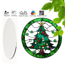 Πολύχρωμο χριστουγεννιάτικο δέντρο Sun Catcher Ακρυλικό δίσ
