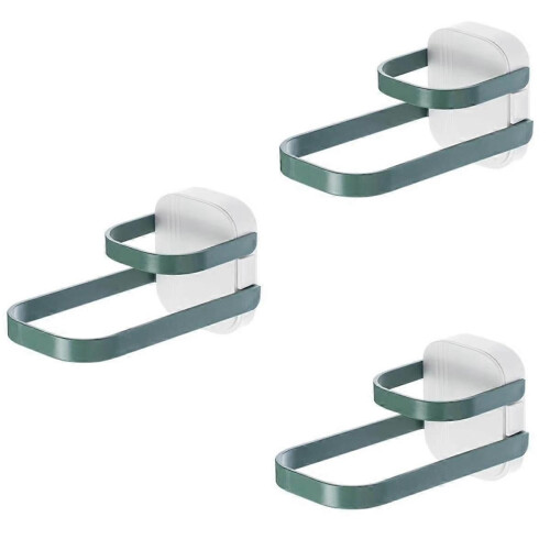 Multifunctional Clothes Hanger Storage Rack Punch-Free Wall-Mounted Double-Layer Foldable Clothes Rack Storage Rack B