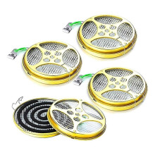 Portable Mosquito Coil Holder-Mosquito Coil & Incense Burner for Outdoor Use,Pool Side,Patio,Deck,Camping,Hiking,Etc,A