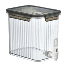 Small Beverage Dispenser Plastic Refrigerator Beverage Dispenser Water Tank Iced Milk Lemonade 3.5L