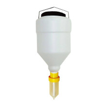 Botella para salsa de 3,5 L, botella exprimible para salsa, dispensador de salsa colgante, botella exprimible