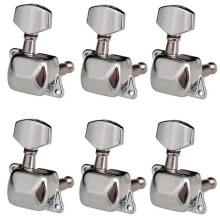 6R Clavijas de afinación de guitarra semicerradas, clavijas de afinación, cabezal de máquina, repuesto