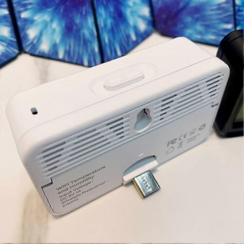 Tuya Smart WiFi Ασύρματο Θερμόμετρο-Υγρόμετρο με Αισθητήρα Θε