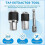 3pcs Tap Socket Set Tap Extractor Tool with Socket Adapter Tap Extractor Socket with Adjustable Jaw Extractor Tool 4