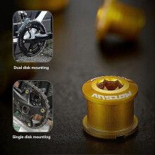MOTSUV Mountainous Bicycle Disc Nail Single-Speed Sprocket Aluminum Alloy Color Tooth Disc Screw Disassembly Tool Set Black A