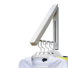 Folding Clothes Hanger Space Saving Clothes Rack Invisible Clothes Storage Hanging Rack for Laundry Room Bathroom
