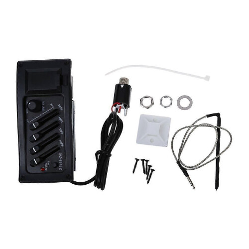 Gitarrförförstärkare, equalizer, EQ, 4-bands EQ, förförstärkare, akustisk piezo 7545r