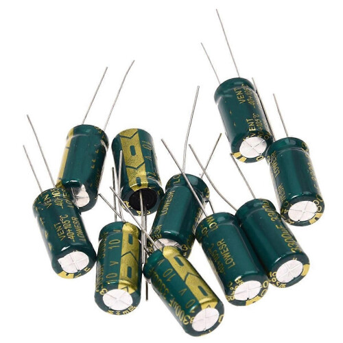 10Pcs 10V 3300UF Motherboard Electrolytic Capacitor Radial 1