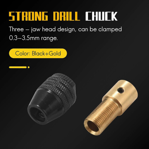 Mini 0.3-3.5mm Small For Mini Electronic Drill Chuck Bit Tool Set Universal 1