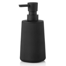 Dispensador de jabón pequeño compatible con baño y cocina, jabonera de plástico estilo granja moderna