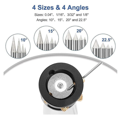 Aluminum Sharpener Welding Tungsten Grinder Tool, Tungsten Electrode Sharpener Grinder for TIG Weld 2
