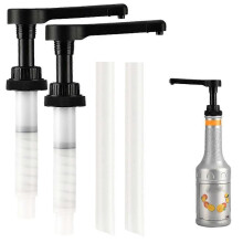 Bomba para jarabe de café, bomba para botella de jarabe de 10 ml, bomba manual con boquilla para jarabe,