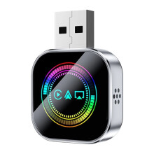 3-in-1 Draadloze CarPlay-Adapter, Slimme AI-Box, AirPlay, voor Android Auto, CarPlay USB-Dongle voor IOS, Bedraad Naar Draadloos