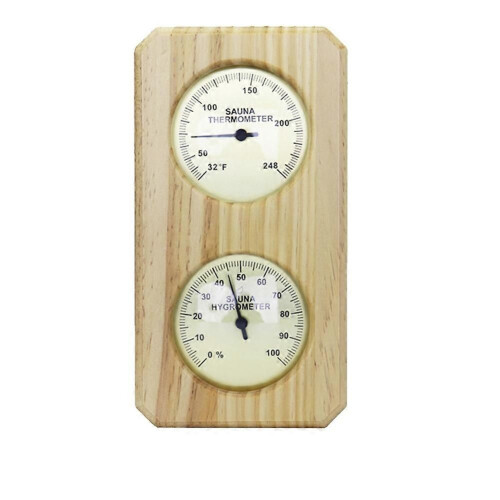 Θερμόμετρο σάουνας Fahrenheit Υγρόμετρο Gauge 2σε1 Εσωτερικός θ