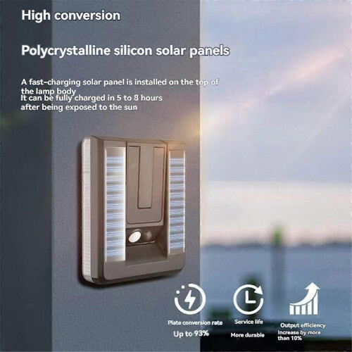 LED Solar Wall Light Outdoor Outdoor foldable solar wall light 1