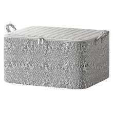 Non-Woven Zippers Storage Bag Moving Quilt Storage Basket Travel Large-Capacity Clothing Storage Ba