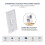 10 Pack Cat6 RJ45 Jack, Tool Less No Punch-Down Tool Required Module Coupler 2