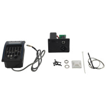 5 Band EQ Equalizer Pickup, Acoustic Guitar Preamplifier Tuner with LCD Tuner and Volume Control LC-